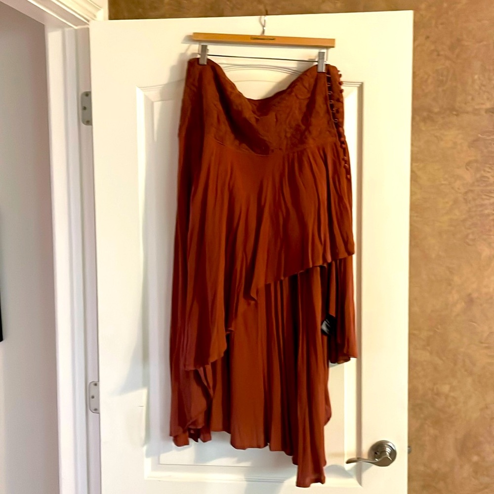 High Low Western Skirt